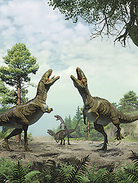 Theropods Scrape Behavior